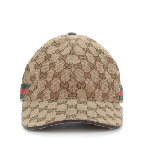 gucci muchi original|GUCCI Monogram Web Baseball Hat S Beige Cocoa.